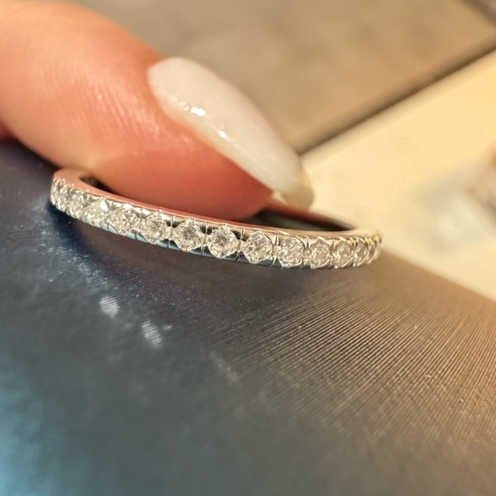 Moissanite Band .03ct D VVS1 - Picture 3 of 15
